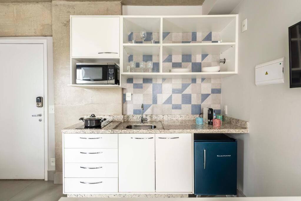 公寓 93 New Studio, Spacious Design Near Paulista Av *